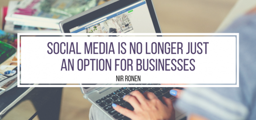 Nir Ronen: Social Media Is No Longer Just An Option For Businesses