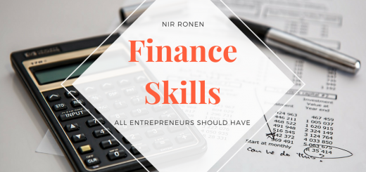 Nir Ronen- Finance Skills All Entrepreneurs Should Have
